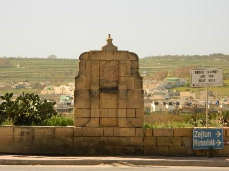 Street shrine at St Thomas bay marking location of old chapel
